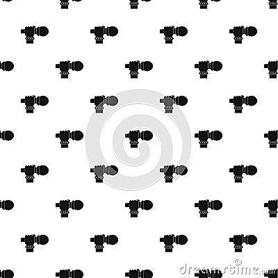 Hand microphone pattern vector Vector Illustration