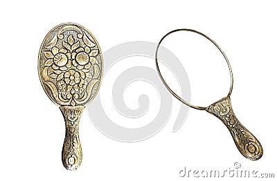 Hand Mirror Stock Photo