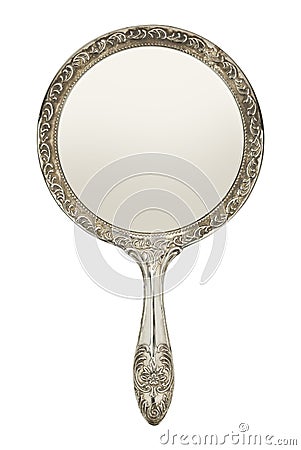 Hand Mirror Stock Photo