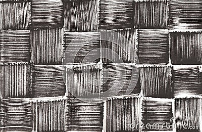 Hand painted woven pattern Stock Photo