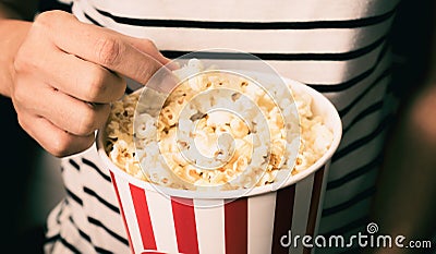 Pop corn Stock Photo