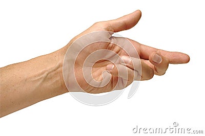 Hand Reaching Out Stock Photo