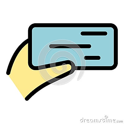 Hand rotate phone icon vector flat Stock Photo