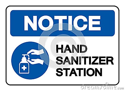 Hand Sanitizer Station Symbol Sign, Vector Illustration, Isolate On White Background Label. EPS10 Vector Illustration