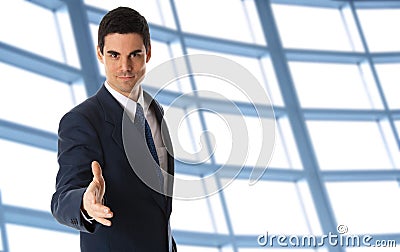 Hand shake Stock Photo