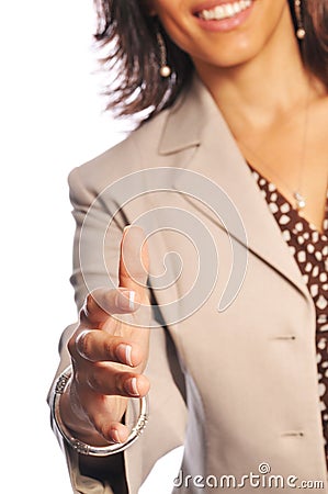 Hand shake Stock Photo