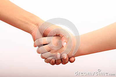 Hand shake Stock Photo