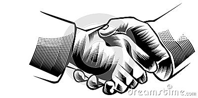 Hand shake Vector Illustration