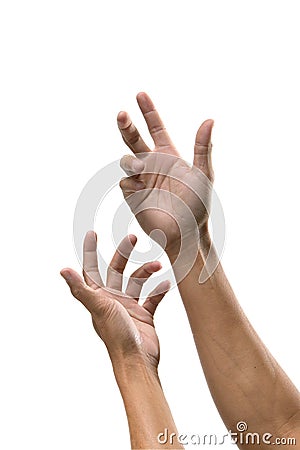 Hand sign Stock Photo