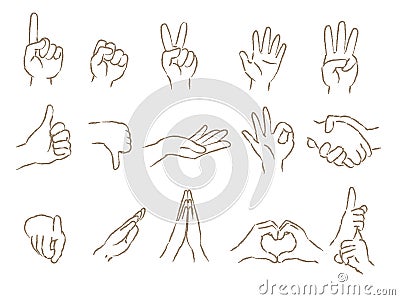 Hand sign Vector Illustration