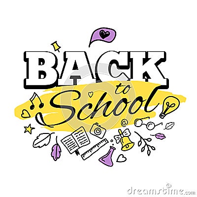 Back to school Vector Illustration