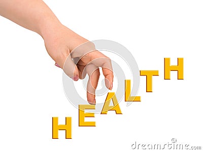 Hand and stairs Health Stock Photo