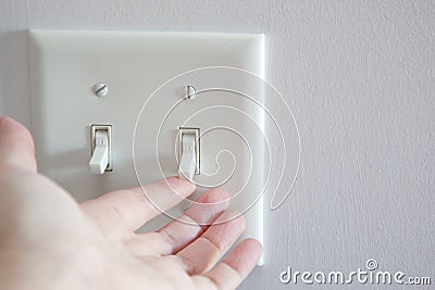 Turn the light on Stock Photo