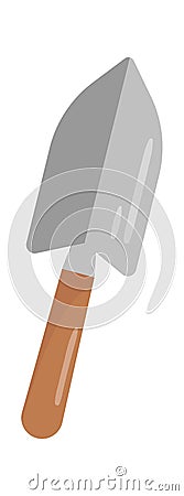 Hand Trowel Tool Vector Illustration