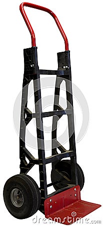 Hand Truck Stock Photo