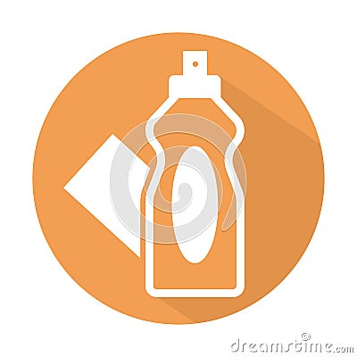 Hand wash glyph Background color isolated vector icon which can easily modify or edit Vector Illustration