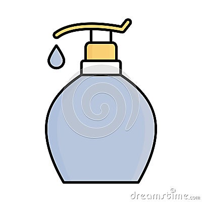 Hand wash Outline with Fill Color Vector icon which can easily modify or edit Vector Illustration