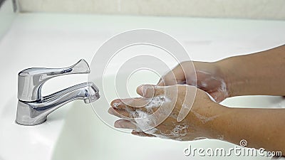 Hand washing Stock Photo