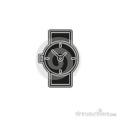 Hand watch icon, Clock icon - Clock symbol, vector Clock isolated Vector Illustration