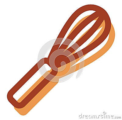Hand whisk, icon Vector Illustration