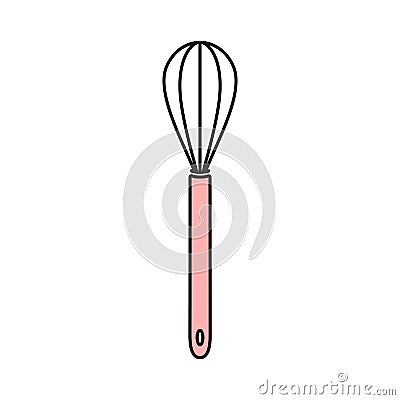 Hand Whisk Vector Icon Vector Illustration