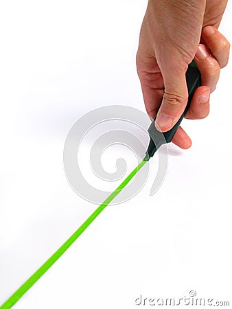 Hand writing Stock Photo