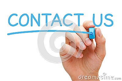 Contact Us Concept Stock Photo