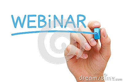 Webinar Concept Stock Photo