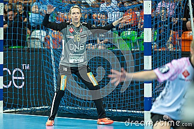 Handball EHF Champions League women match Editorial Stock Photo