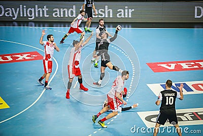 Handball Editorial Stock Photo