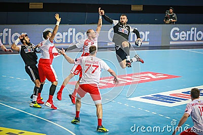 Handball Editorial Stock Photo