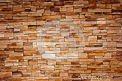 Handcraft Brick Wall Stock Photo