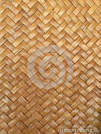 Handcraft weave Pattern from wicker Lepironia articulata. Stock Photo