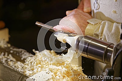 Handcrafted christmas decoration Stock Photo