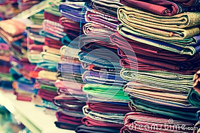 Handcrafts shot at the market in Morocco Stock Photo