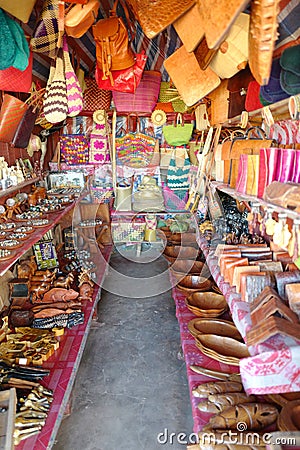 Handcrafts markets in Antananarivo, Madagascar Editorial Stock Photo