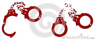 Handcuffs Stock Photo