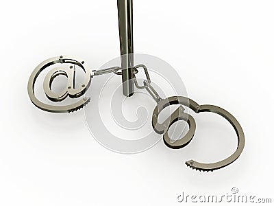 Handcuffs with Stock Photo