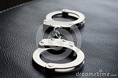 Handcuffs Stock Photo