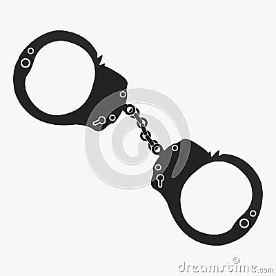 Handcuffs Vector Illustration