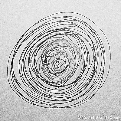 Handdrawn graphite pencil monochrome background, for illustrating anxiety, psyho, depression, schizophrenia with copy Stock Photo