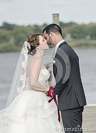 Handfasting wedding ceremony Stock Photo