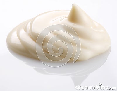 Handful of mayonnaise Stock Photo