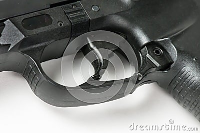Handgun Trigger Stock Photo