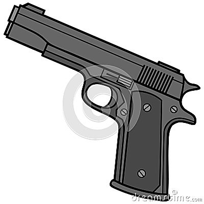 Handgun Vector Illustration