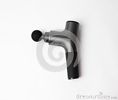 Massage Gun for Athletes, Portable Body Muscle Massager Stock Photo
