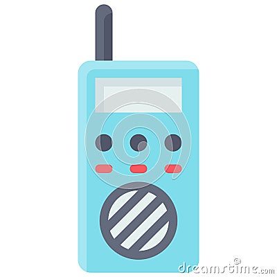 Handheld transceiver icon, Protest related vector Vector Illustration