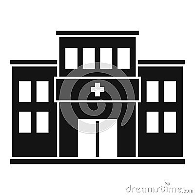 Handicapped hospital icon, simple style Vector Illustration