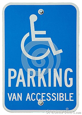 Handicapped Parking Stock Photo