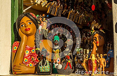 Handicraft from Bahia, Brazil Editorial Stock Photo